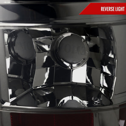 2003-2006 Chevrolet Silverado LED Tail Lights - G2 (Chrome Housing/Smoked Lens)
