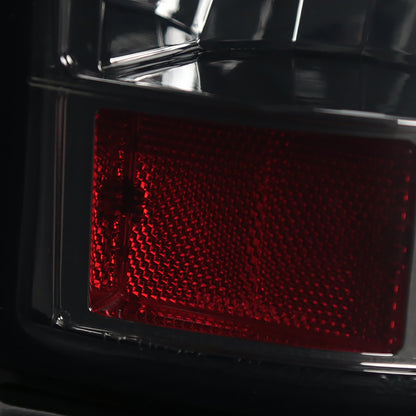 2003-2006 Chevrolet Silverado LED Tail Lights (Chrome Housing/Smoked Lens)