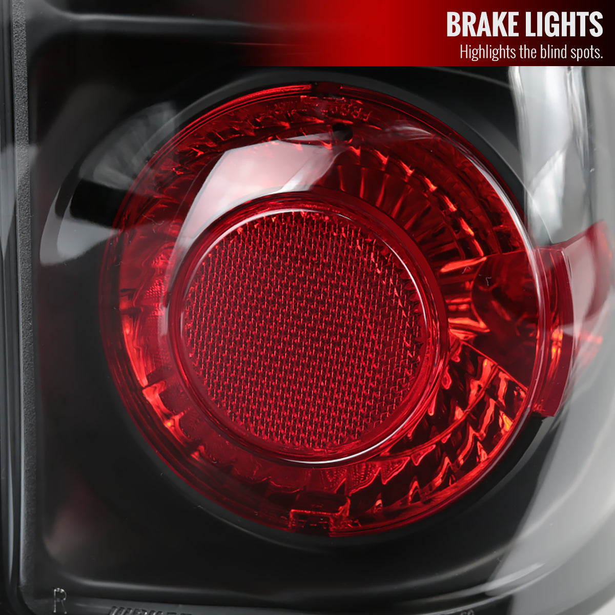 2003-2006 Chevrolet Silverado Tail Lights (Matte Black Housing/Clear Lens)