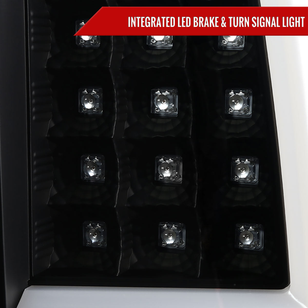 2003-2006 Chevrolet Silverado LED Tail Lights - G2 (Matte Black Housing/Clear Lens)