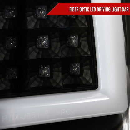 2003-2006 Chevrolet Silverado LED Tail Lights - G2 (Matte Black Housing/Clear Lens)
