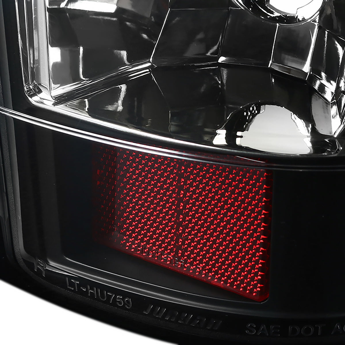 2003-2006 Chevrolet Silverado V2 LED Tail Lights (Matte Black Housing/Clear Lens)