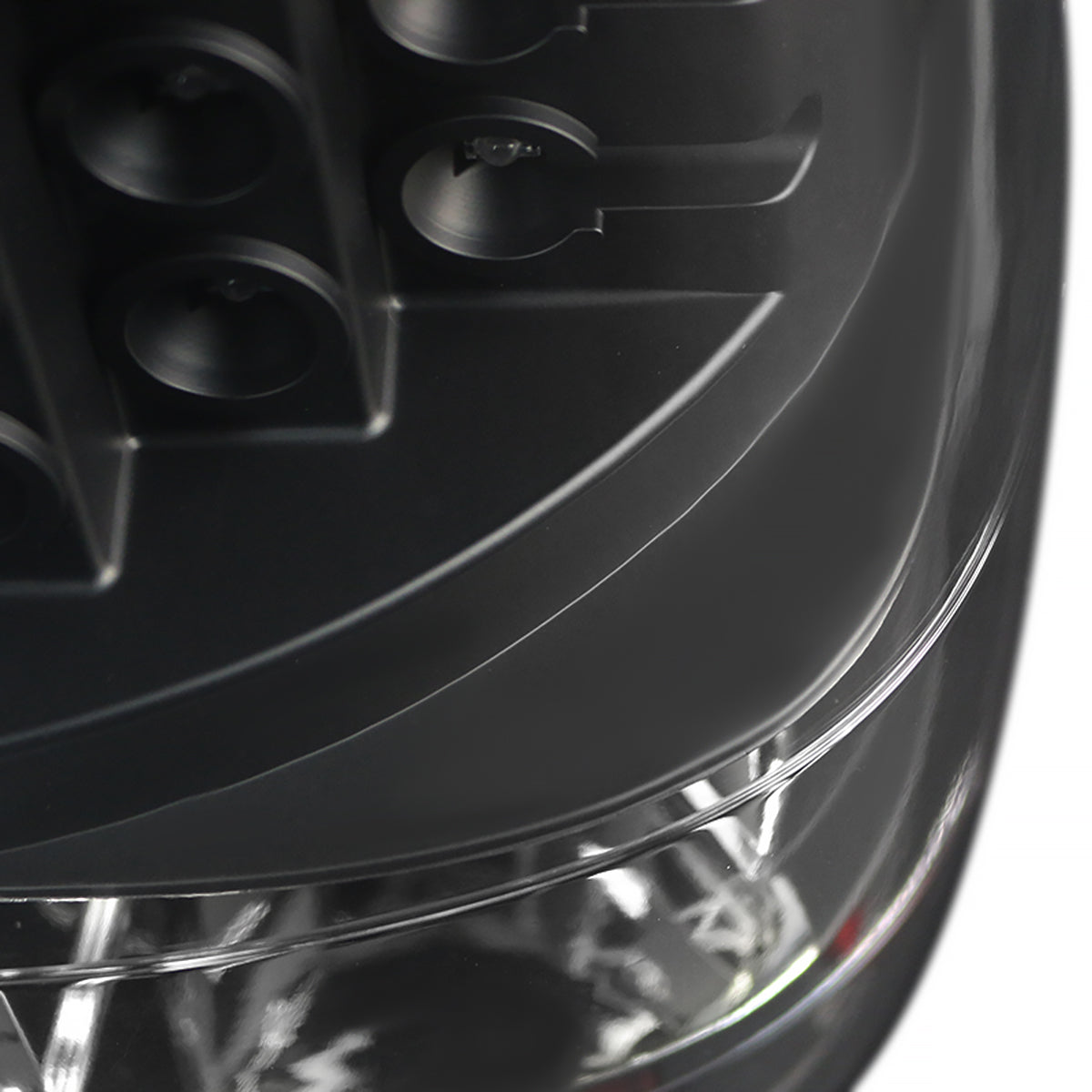 2003-2006 Chevrolet Silverado V2 LED Tail Lights (Matte Black Housing/Clear Lens)