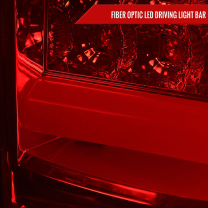 2003-2006 Chevrolet Silverado LED Tail Lights - G2 (Chrome Housing/Red Clear Lens)
