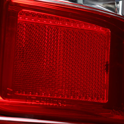 2003-2006 Chevrolet Silverado LED Tail Lights - G2 (Chrome Housing/Red Clear Lens)