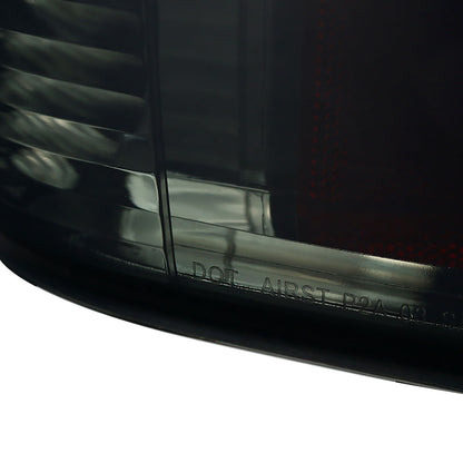2007-2014 Chevrolet Silverado LED Tail Lights - OZ (Chrome Housing/Smoked Lens)