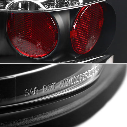 2007-2014 Chevrolet Silverado V2 LED Tail Lights (Matte Black Housing/Clear Lens)