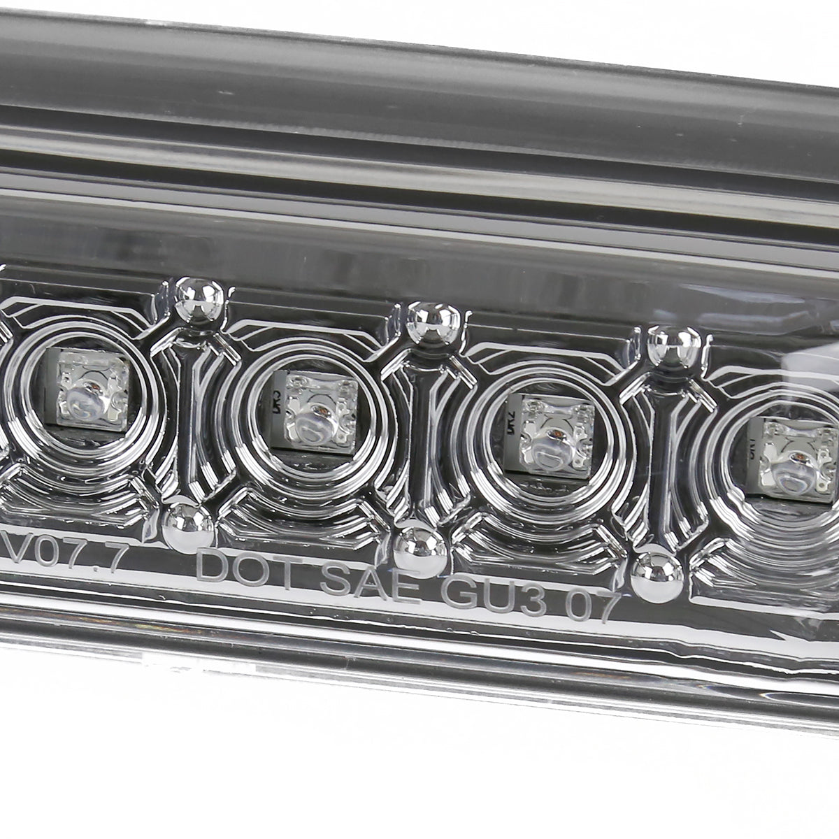2007-2012 Chevrolet Silverado/ GMC Sierra LED 3rd Brake Light (Chrome Housing/Clear Lens)