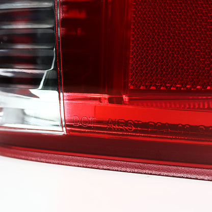 2007-2014 Chevrolet Silverado LED Tail Lights - OZ (Chrome Housing/Red Lens)