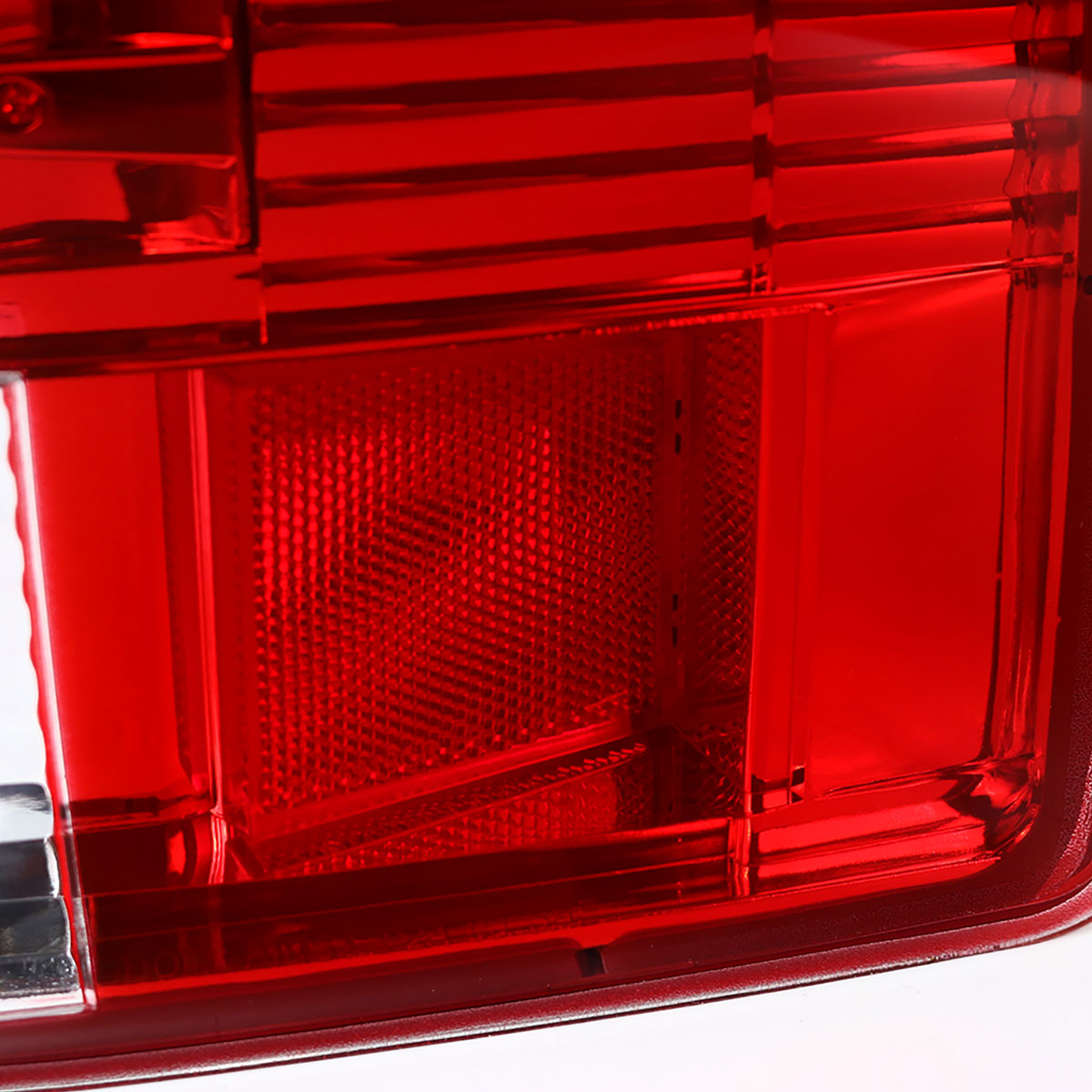 2007-2014 Chevrolet Silverado LED Tail Lights - OZ (Chrome Housing/Red Lens)