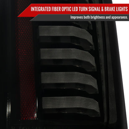 2019-2026 Chevrolet Silverado 1500 / 2020-2023 Silverado 2500HD/3500HD LED Tail Lights (Matte Black Housing/Smoked Lens)