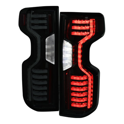 2019-2026 Chevrolet Silverado 1500 / 2020-2023 Silverado 2500HD/3500HD LED Tail Lights (Matte Black Housing/Smoked Lens)