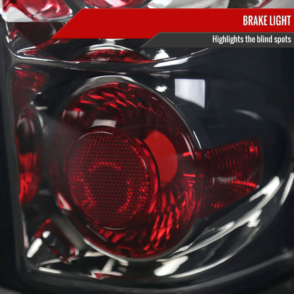 1999-2002 Chevrolet Silverado/ 1999-2006 GMC Sierra Tail Lights (Chrome Housing/Smoked Lens)