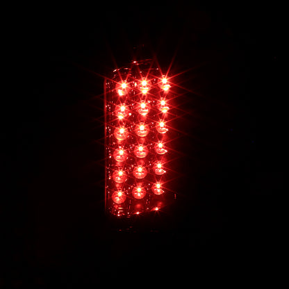 1999-2002 Chevrolet Silverado/ 1999-2006 GMC Sierra LED Tail Lights (Chrome Housing/Smoked Lens)