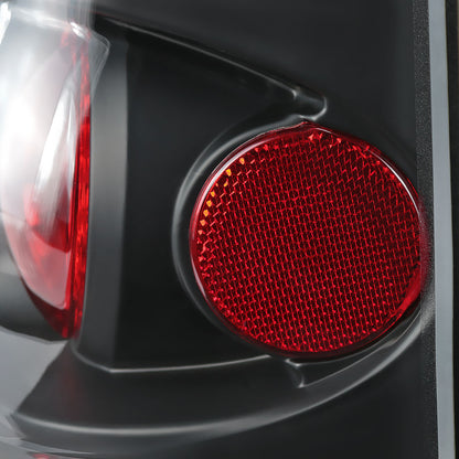 1999-2002 Chevrolet Silverado/ 1999-2006 GMC Sierra Tail Lights (Matte Black Housing/Clear Lens)