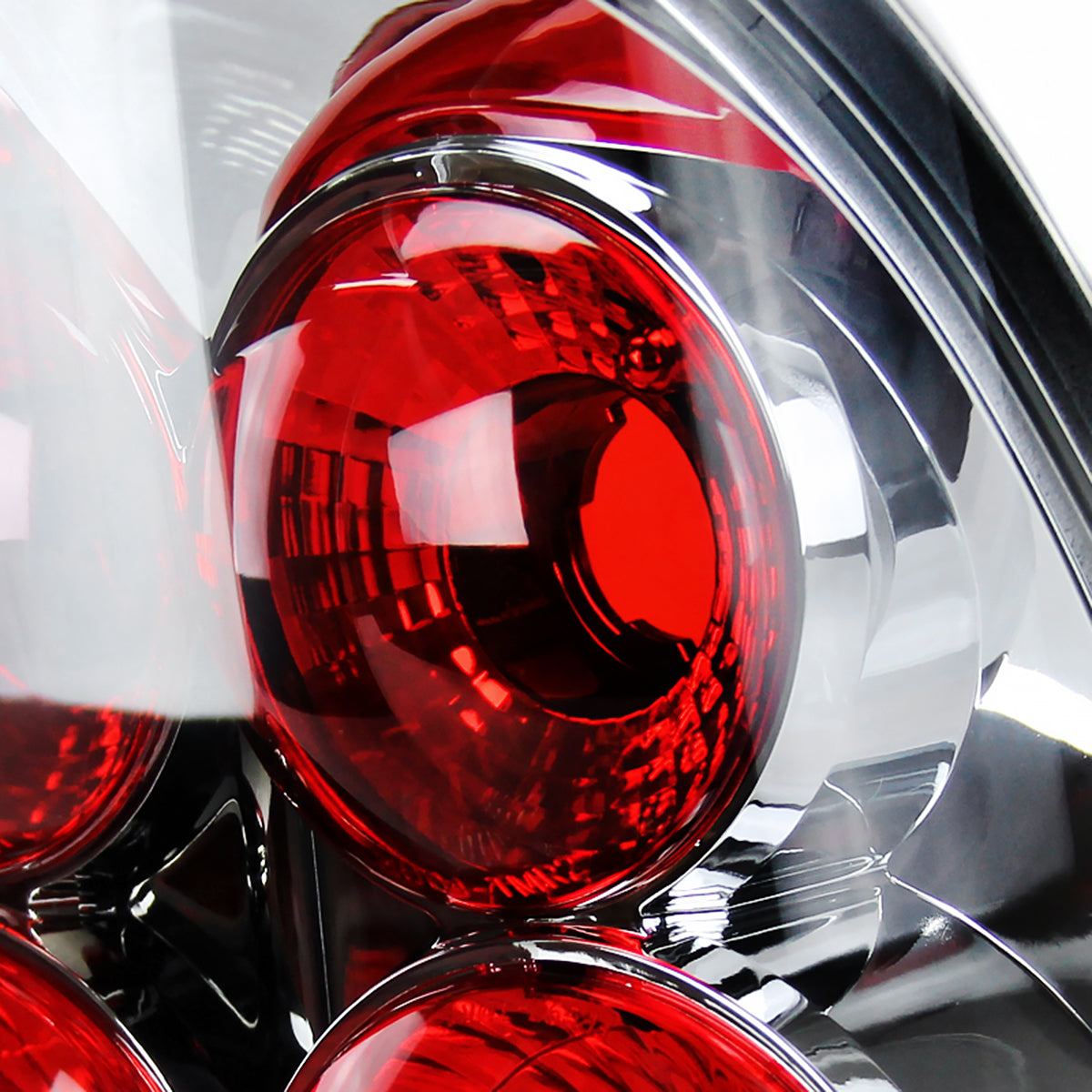 2005-2008 Toyota Tacoma Tail Lights (Chrome Housing/Clear Lens)