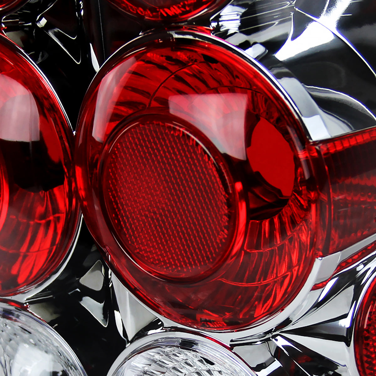 2005-2008 Toyota Tacoma Tail Lights (Chrome Housing/Clear Lens)