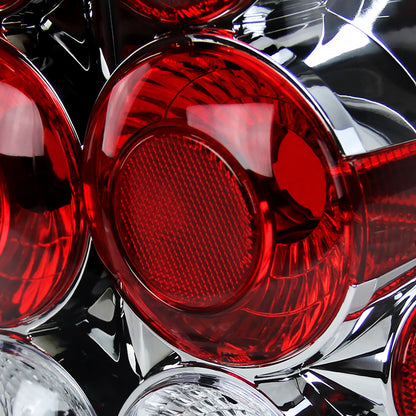 2005-2008 Toyota Tacoma Tail Lights (Chrome Housing/Clear Lens)