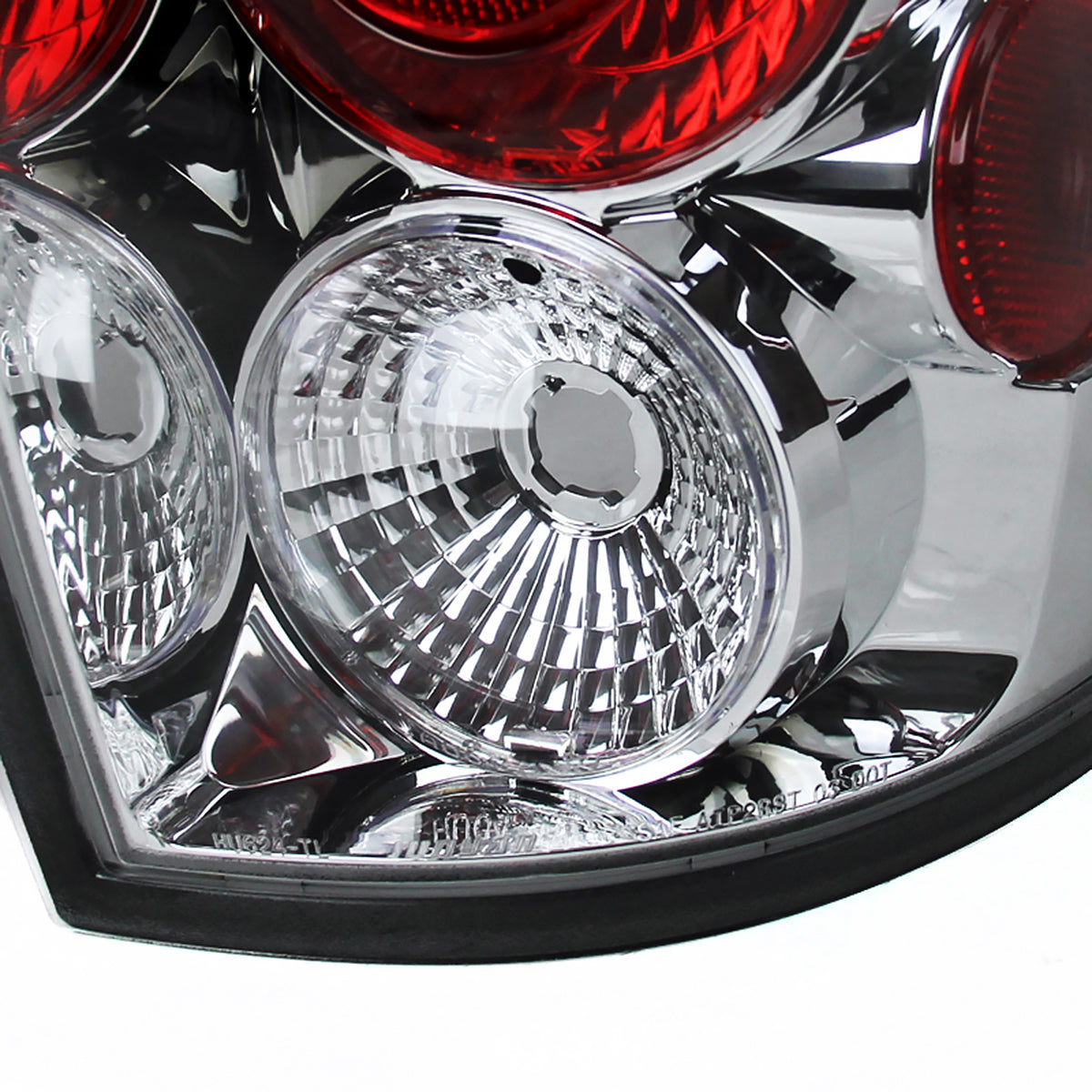 2005-2008 Toyota Tacoma Tail Lights (Chrome Housing/Clear Lens)