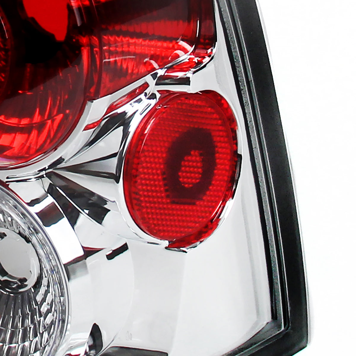 2005-2008 Toyota Tacoma Tail Lights (Chrome Housing/Clear Lens)
