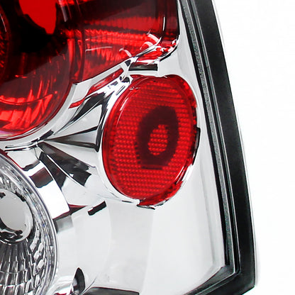 2005-2008 Toyota Tacoma Tail Lights (Chrome Housing/Clear Lens)