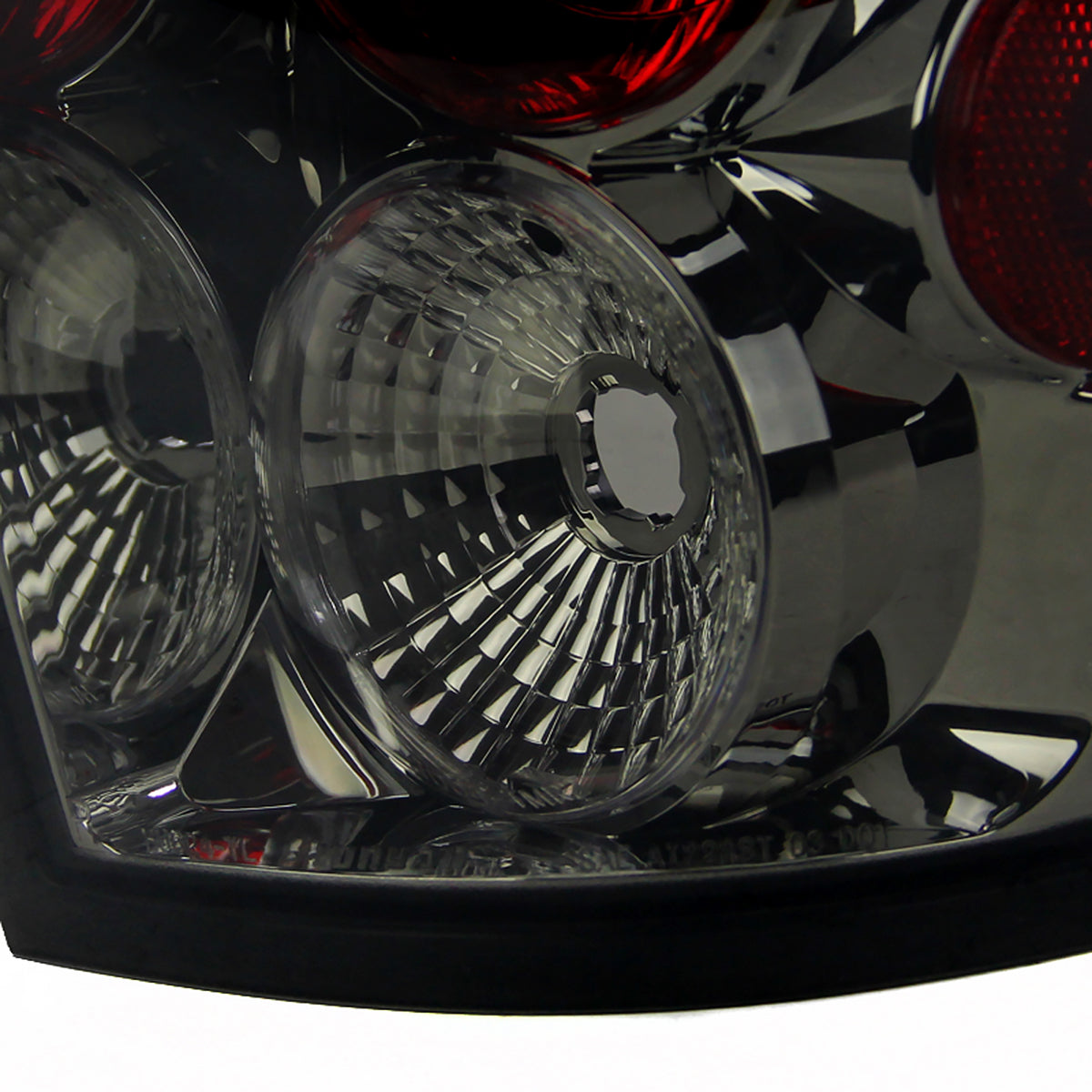 2005-2008 Toyota Tacoma Tail Lights (Chrome Housing/Smoked Lens)