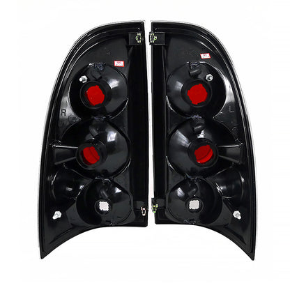 2005-2008 Toyota Tacoma Tail Lights (Chrome Housing/Smoked Lens)