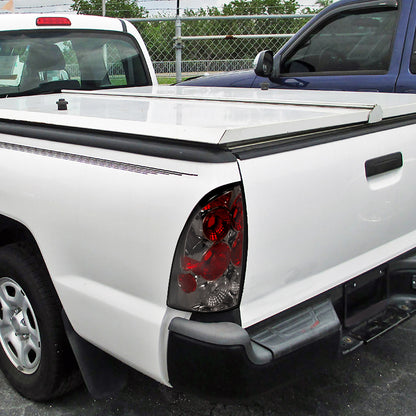 2005-2008 Toyota Tacoma Tail Lights (Chrome Housing/Smoked Lens)
