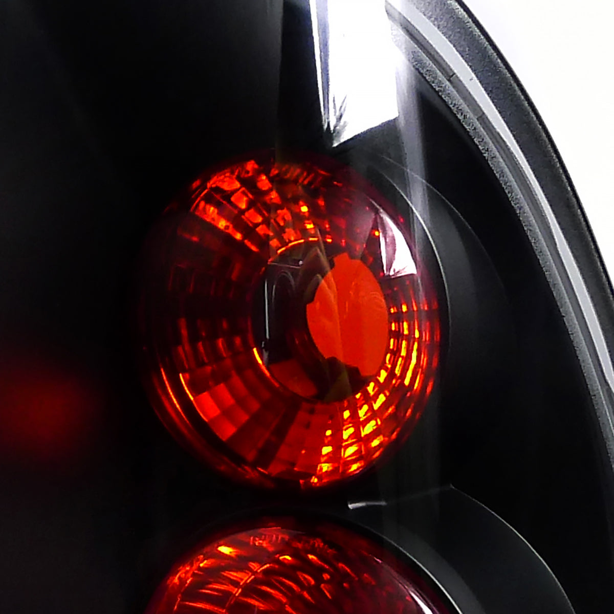 2005-2008 Toyota Tacoma Tail Lights (Matte Black Housing/Clear Lens)