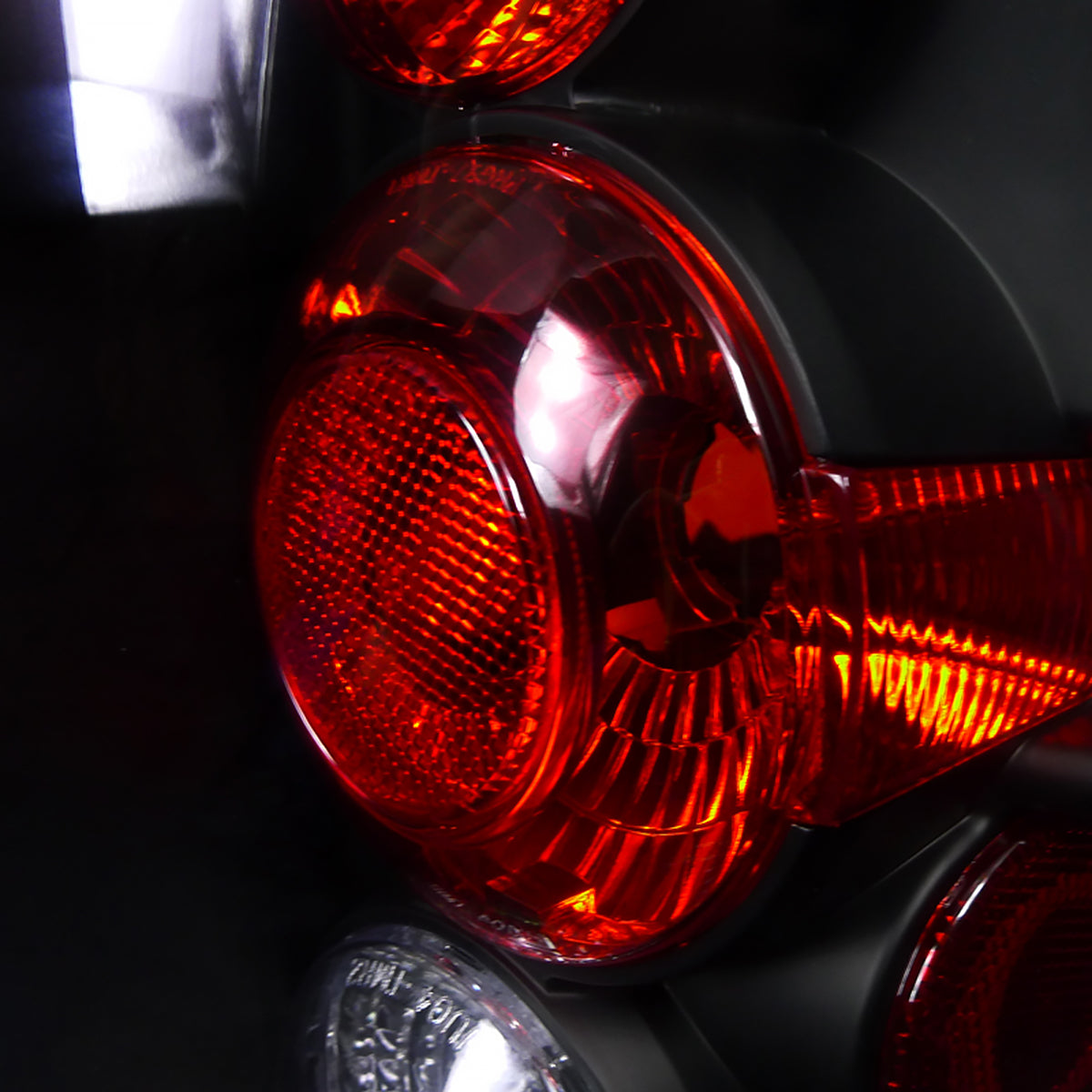 2005-2008 Toyota Tacoma Tail Lights (Matte Black Housing/Clear Lens)