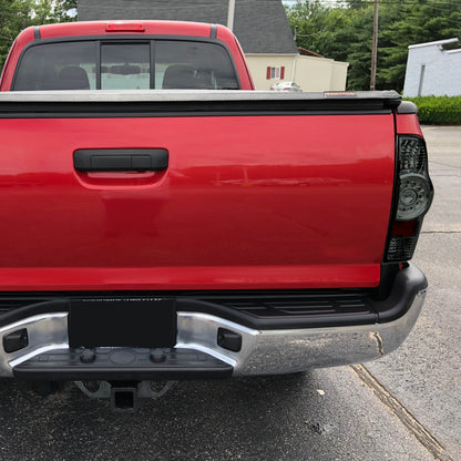 2005-2015 Toyota Tacoma LED Tail Lights (Chrome Housing/Smoked Lens)