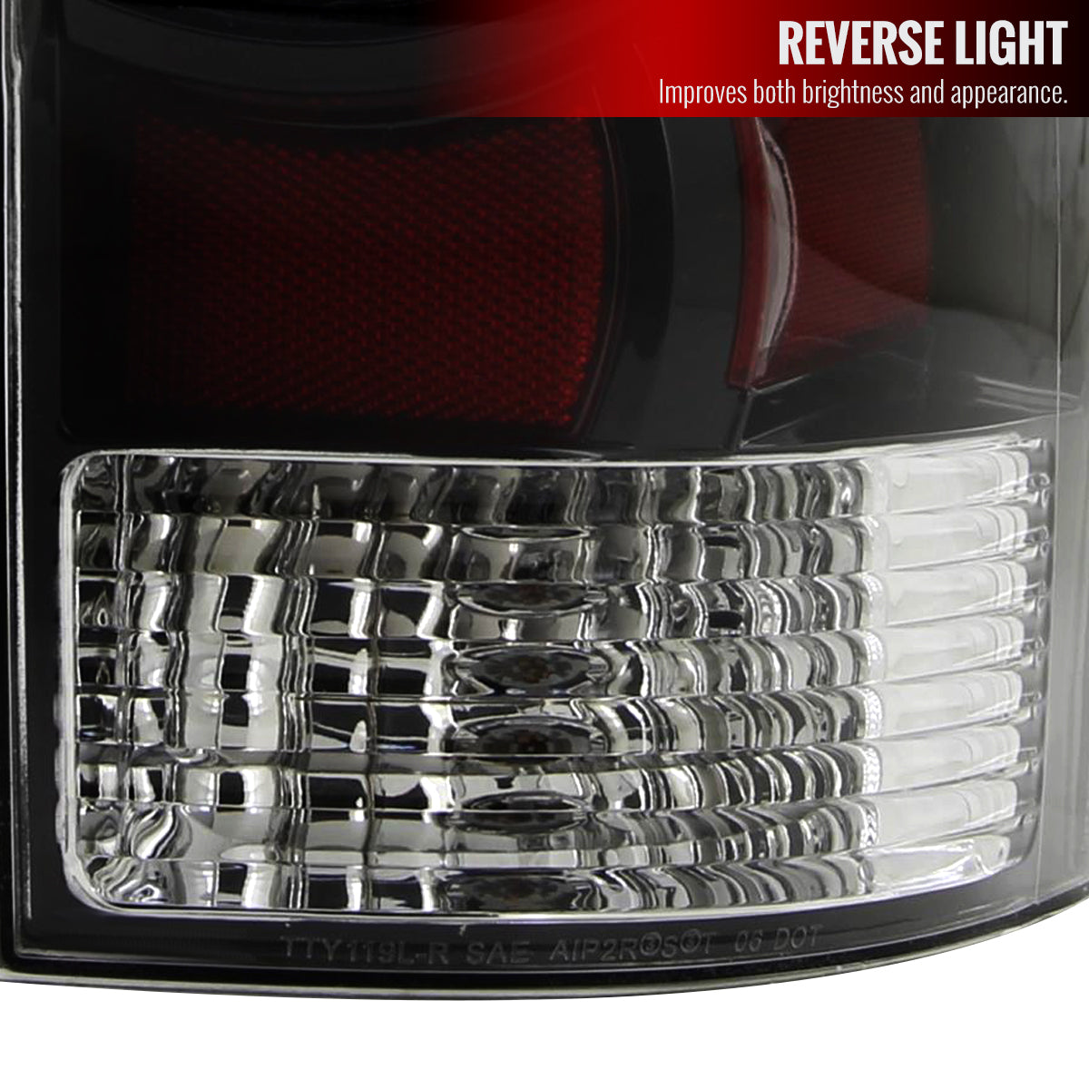 2005-2015 Toyota Tacoma LED Tail Lights (Matte Black Housing/Clear Lens)