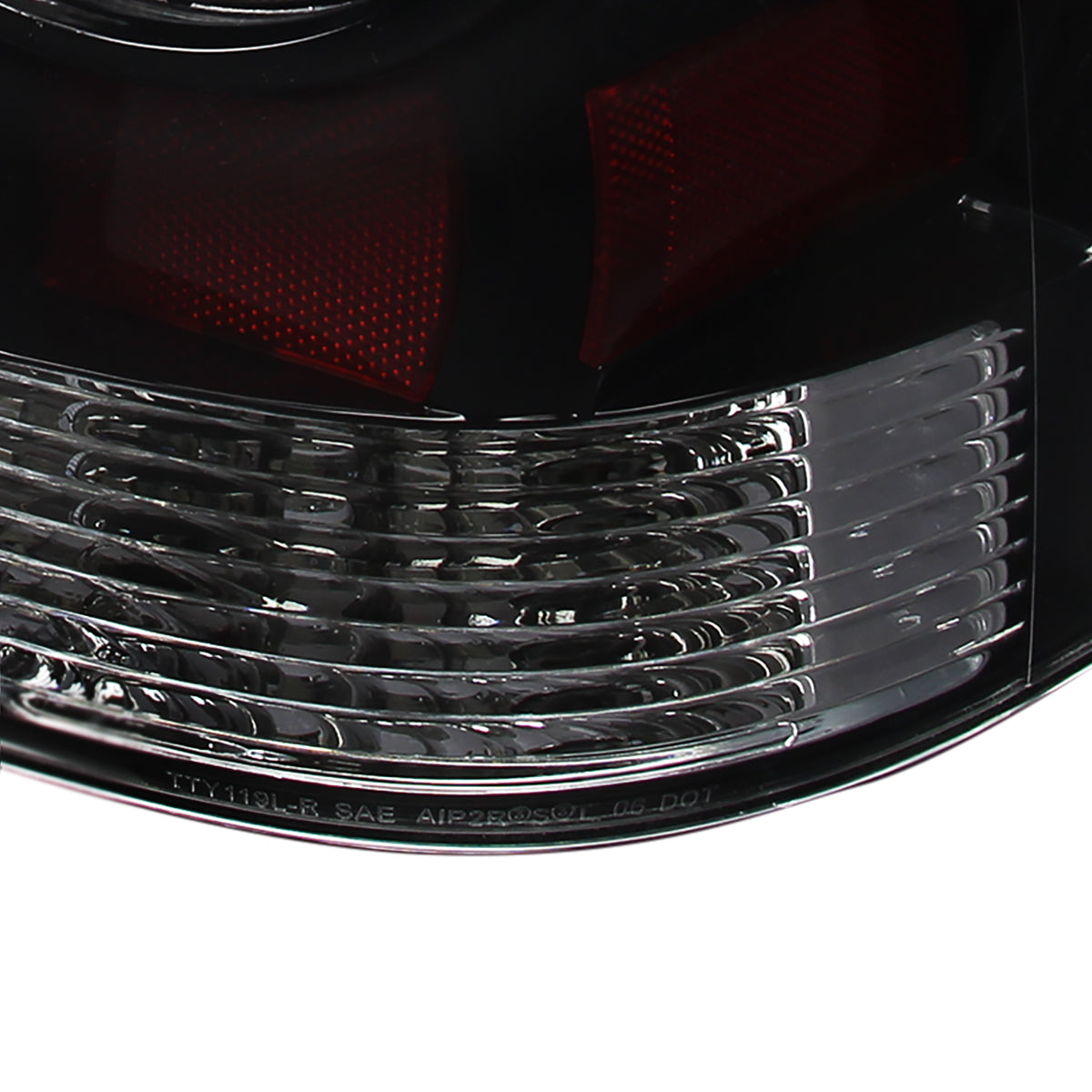 2005-2015 Toyota Tacoma LED Tail Lights (Matte Black Housing/Clear Lens)