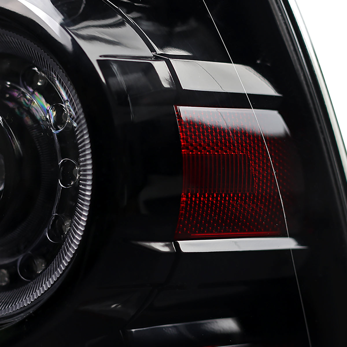 2005-2015 Toyota Tacoma LED Tail Lights (Matte Black Housing/Clear Lens)