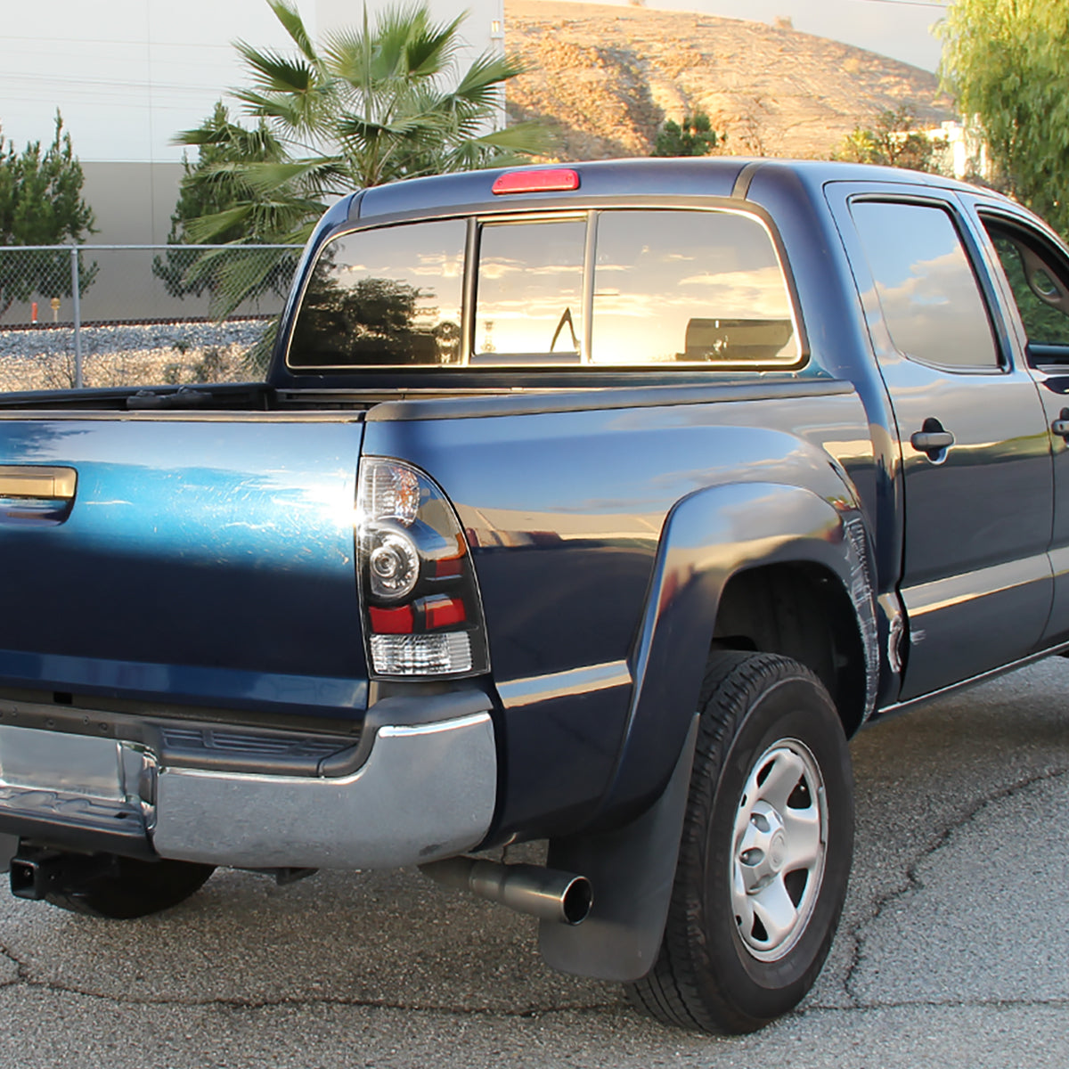 2005-2015 Toyota Tacoma LED Tail Lights (Matte Black Housing/Clear Lens)