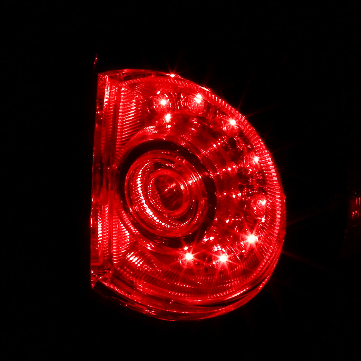 2005-2015 Toyota Tacoma LED Tail Lights (Chrome Housing/Dark Smoked Lens)