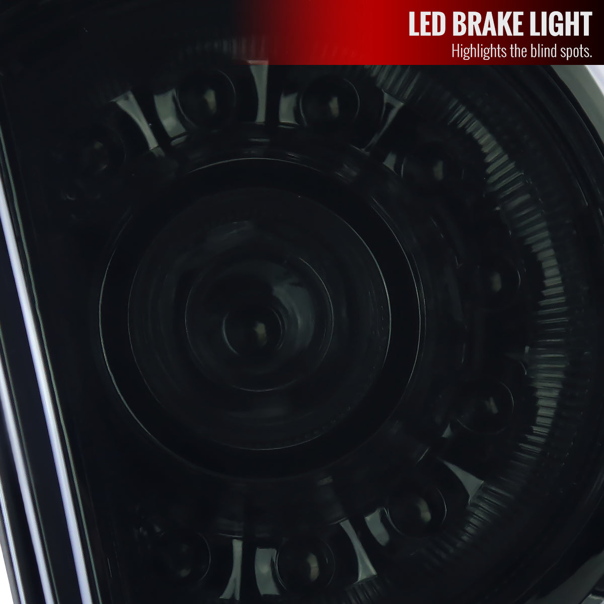 2005-2015 Toyota Tacoma LED Tail Lights (Chrome Housing/Dark Smoked Lens)
