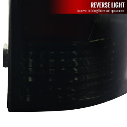 2005-2015 Toyota Tacoma LED Tail Lights (Chrome Housing/Dark Smoked Lens)