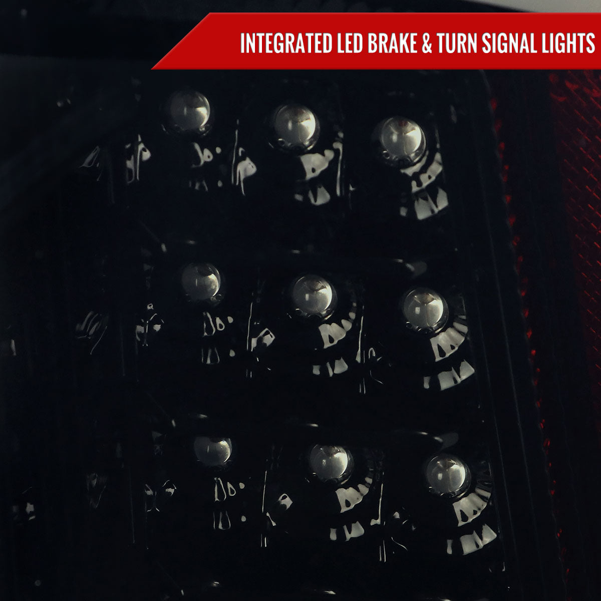 2016-2022 Toyota Tacoma LED Bar Tail Lights (Glossy Black Housing/Smoked Lens)