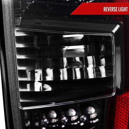 2016-2022 Toyota Tacoma LED Bar Tail Lights (Jet Black Housing/Clear Lens)