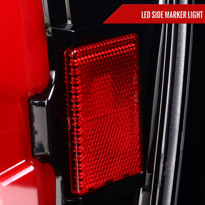 2016-2022 Toyota Tacoma LED Bar Tail Lights (Jet Black Housing/Clear Lens)