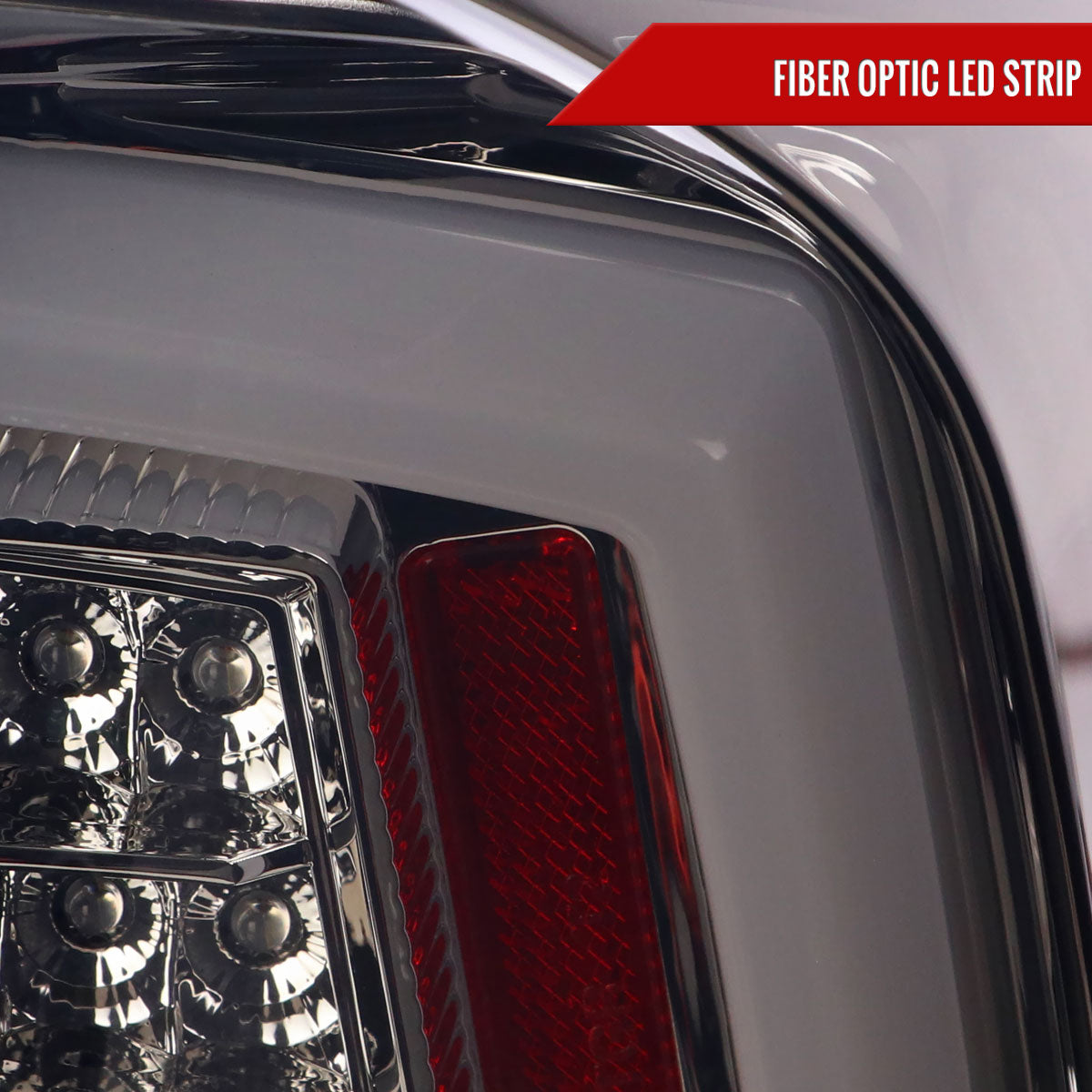 2016-2022 Toyota Tacoma LED Bar Tail Lights (Chrome Housing/Smoked Lens)