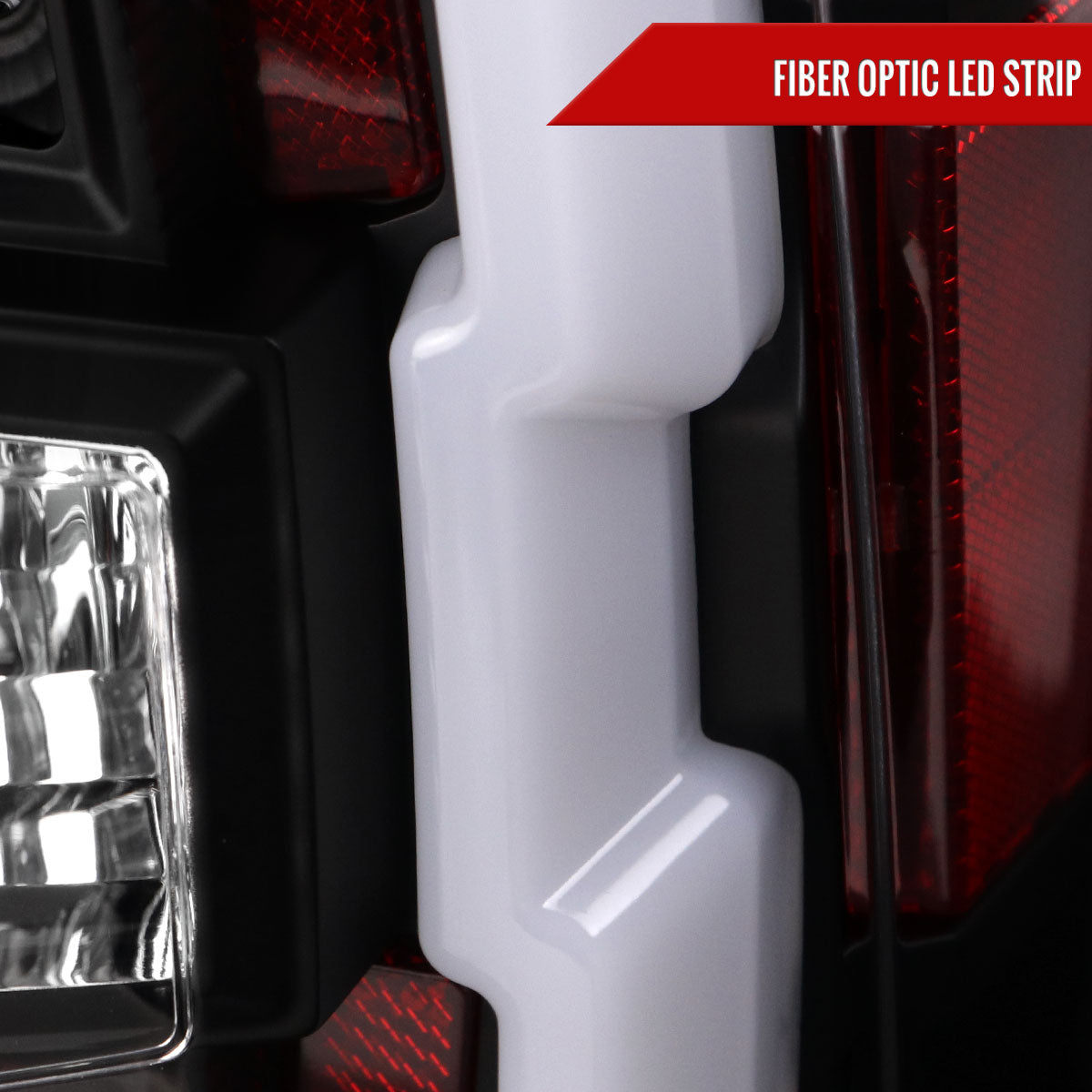 2016-2022 Toyota Tacoma LED Bar Tail Lights (Matte Black Housing/Clear Lens)