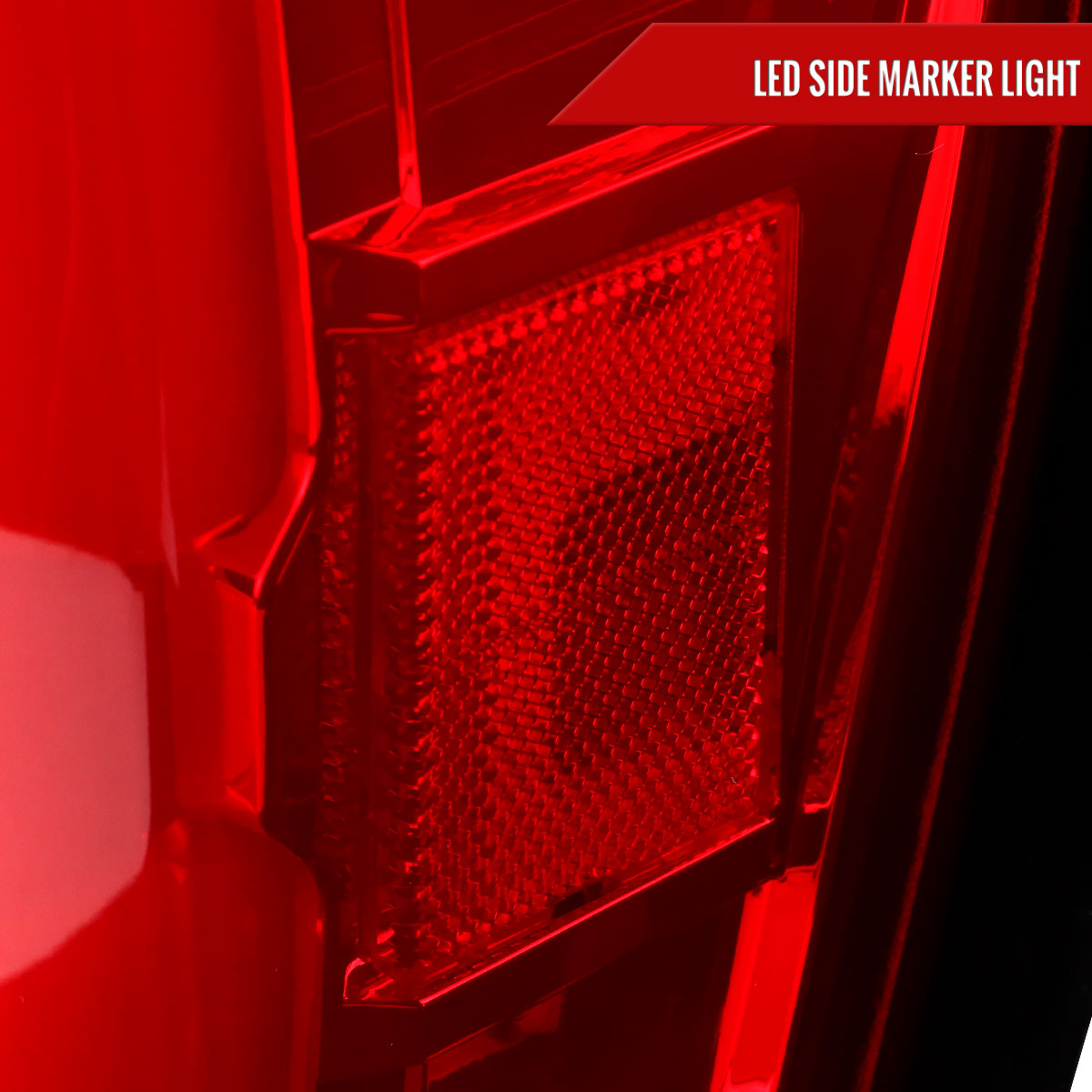 2016-2022 Toyota Tacoma LED Bar Tail Lights (Chrome Housing/Red Clear Lens)