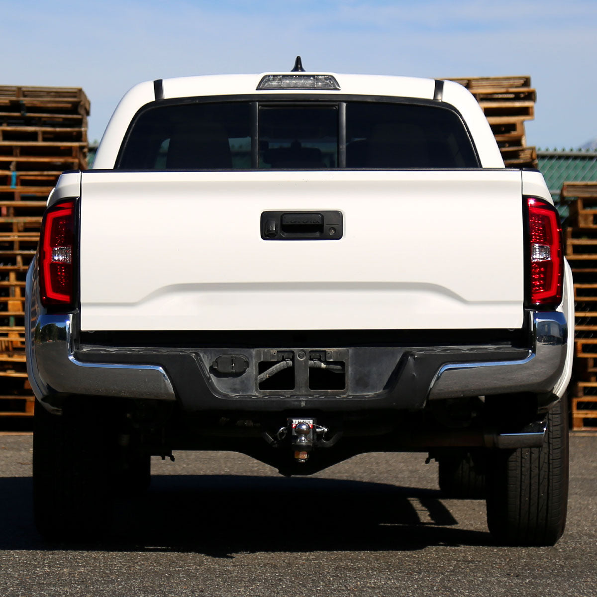 2016-2022 Toyota Tacoma LED Bar Tail Lights (Chrome Housing/Red Clear Lens)