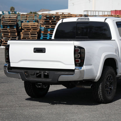 2016-2022 Toyota Tacoma Sequential Signal LED Tail Lights (Glossy Black Housing/Smoked Lens)