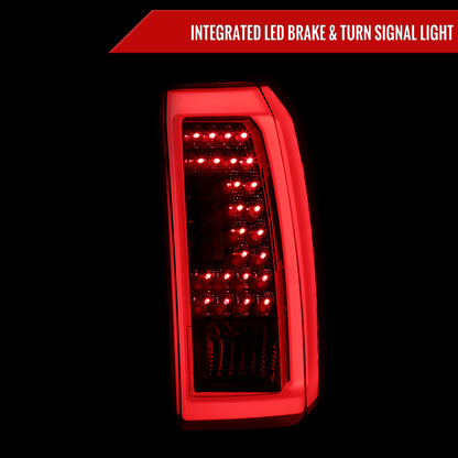 2015-2020 Chevrolet Tahoe/Suburban LS LT LTZ Premier LED Tail Lights (Glossy Black Housing/Smoked Lens)
