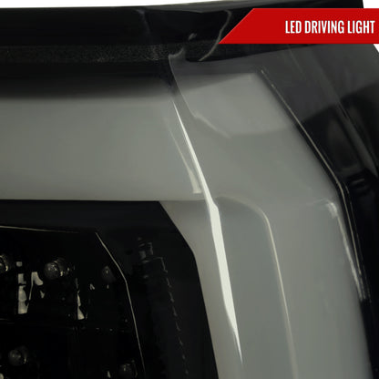 2015-2020 Chevrolet Tahoe/Suburban LS LT LTZ Premier LED Tail Lights (Glossy Black Housing/Smoked Lens)