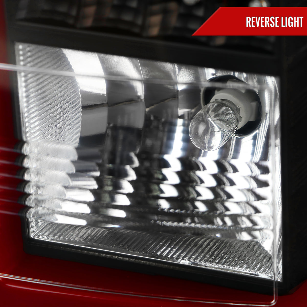 2015-2020 Chevrolet Tahoe/Suburban LS LT LTZ Premier Red Bar LED Tail Lights (Black Housing/Clear Lens)