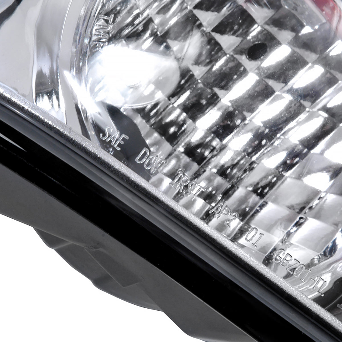 2002-2009 Chevrolet Trailblazer Tail Lights (Chrome Housing/Clear Lens)